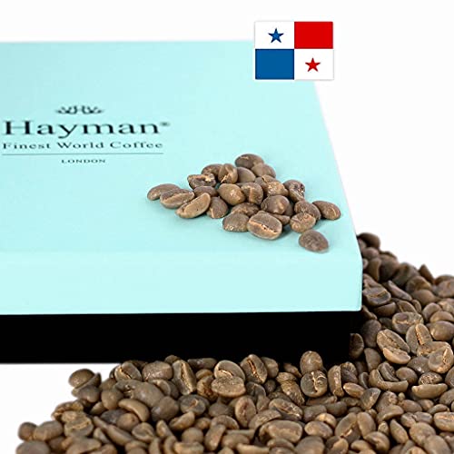 100% Geisha Kaffee aus Panama - Grüne Kaffeebohnen | Kaffee-Röststufe: nicht geröstet, Anzahl von Einheiten: 1 x 100g/3.5oz von Hayman - Finest World Coffee