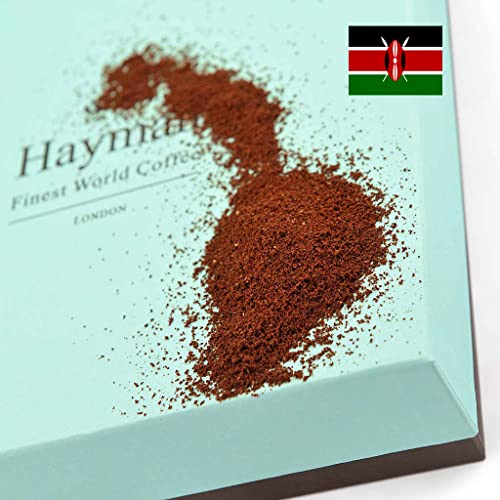 100% Kiunyu-Kirinyaga Kaffee aus Kenia - Gemahlener Kaffee | Kaffee-Röststufe: Mittlere, Anzahl von Einheiten: 1 x 680g/24oz von Hayman - Finest World Coffee