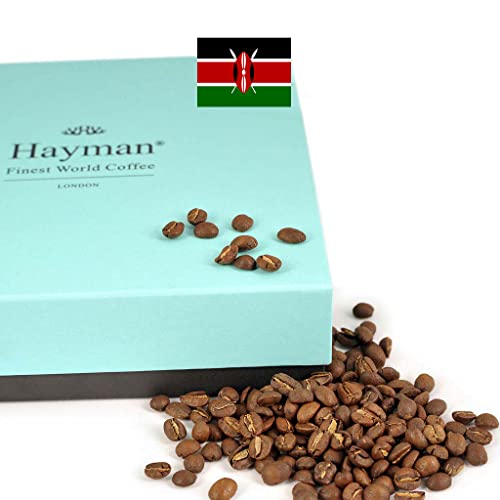 100% Kamwangi AA Kirinyaga Kaffee aus Kenia - Geröstete Bohnen | Kaffee-Röststufe: Mittlere, Anzahl von Einheiten: 1 x 454g/16oz von Hayman - Finest World Coffee