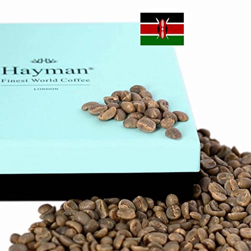 100% Kiunyu-Kirinyaga aus Kenia - Grüne Kaffeebohnen | Kaffee-Röststufe: nicht geröstet, Anzahl von Einheiten: 1 x 454g/16oz von Hayman - Finest World Coffee