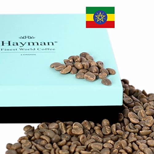 100% Yirgacheffe Kaffee aus Äthiopien - Grüne Kaffeebohnen | Kaffee-Röststufe: nicht geröstet, Anzahl von Einheiten: 1 x 340g/12oz von Hayman - Finest World Coffee