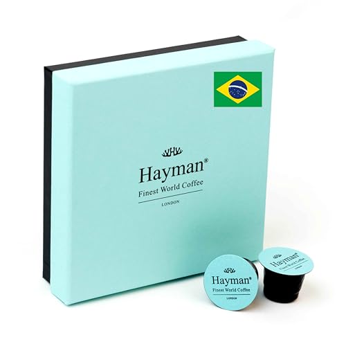 Brasilianischer Kaffeesieger des Cup of Excellence Wettbewerb - Kapseln kompatibel mit Nespresso Original Line-Maschinen - 20 Kaffeekapseln Brasilianischer Kaffeesieger des Cup of Excellence Wettbewerb - Kapseln kompatibel mit Nespresso Original Line-Maschinen - 20 Kaffeekapseln von Hayman - Finest World Coffee