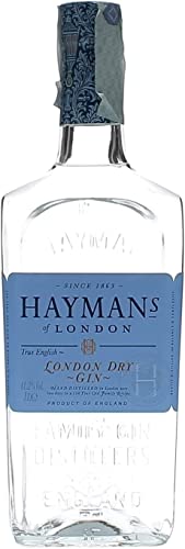 Hayman's London Dry Gin 41,2% Vol.| TRUE ENGLISH GIN| Hayman's of London| Tradition seit 150 Jahren|In liebevoller Handarbeit distilliert| Mehrfach Preisgekrönt| 1000ml von Hayman's