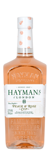 Hayman’s Peach & Rose Cup Gin - Hayman’s of London - Spirituosen Hayman’s Peach & Rose Cup Gin - Hayman’s of London - Spirituosen von Hayman’s of London