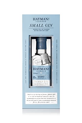 Hayman's Small Gin 43% Vol. |Weniger Alkohol |Intensiver Geschmack durch konzentrierte Botenicals| Hayman's of London| 5ml ausreichend für einen Gin&Tonic|Weniger Kalorien| IWSC Gold Award 2020|200ml von Hayman's