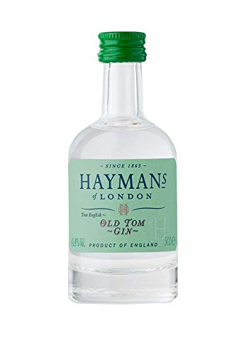 Hayman's | Old Tom Gin | 50 ml | 41,4% Vol. | Noten von Earl Grey | Intensive Wacholdernoten im Geruch | frische Zitrusnoten | Gold bei den World Gin Awards von Hayman's
