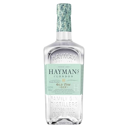 Hayman's | Old Tom Gin | 700 ml | 41,4% Vol. | Noten von Earl Grey | Intensive Wacholdernoten im Geruch | frische Zitrusnoten | Gold bei den World Gin Awards 2019 von Hayman's