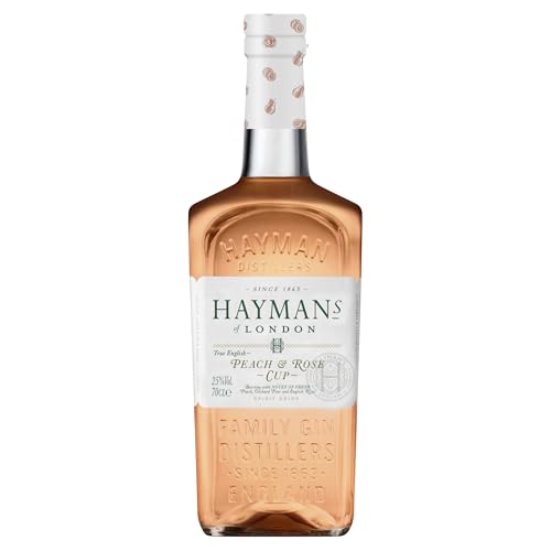 Hayman's | Peach and Rose Cup | 25% Vol. | Gin | Ginlikör | Aperitif | Pfirsich & Rose | Hayman's of London | The Gin Masters Award Gold 2021 | 700ml von Hayman´s