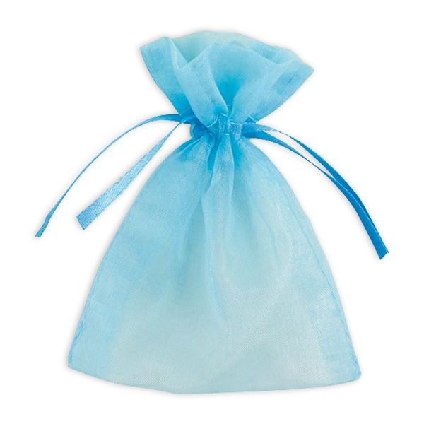 Geschenktaschen in Babyblau aus hochwertigem Organza, 10 Stück von Haza Groep B.V.