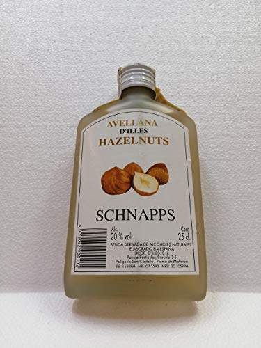 Haselnusslikör D'Illes Schnapsflasche 25cl 20% Alkohol von Hazelnuts