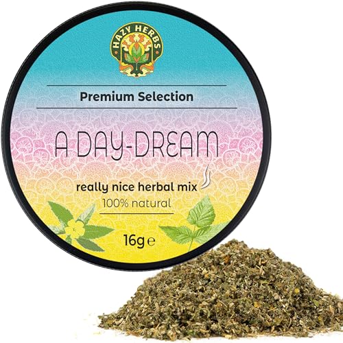 HAZY HERBS | Premium Selection | Kräutertee-Mischung "A Day-Dream" - 100% natürlicher Kräutermix - 16g feine Mischung von Hazy Herbs