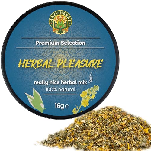 HAZY HERBS | Premium Selection | Kräutertee-Mischung "Herbal Pleasure" - 100% natürlicher Kräutermix - 16g feine Mischung von Hazy Herbs