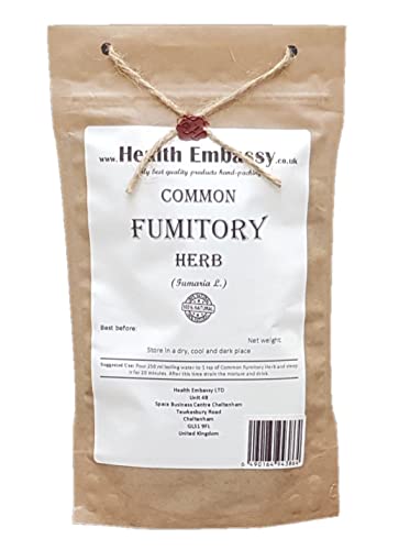 Health Embassy Gewöhnlicher Erdrauch Kraut (Fumaria Officinalis L.) / Common Fumitory Herb, 50g von HEALTH EMBASSY