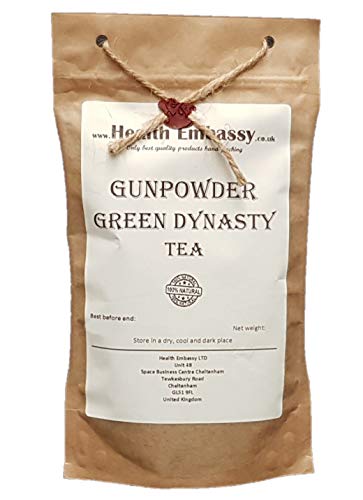 Health Embassy Gunpowder Grüner Tee / Gunpowder Green Dynasty Tea, 75g von HEALTH EMBASSY