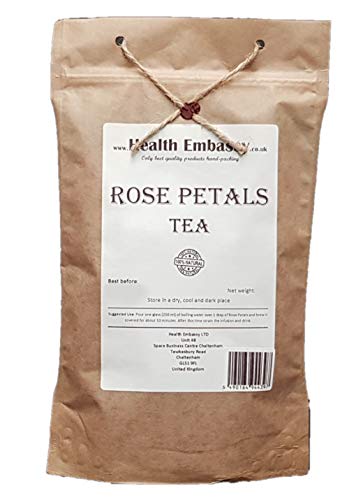 Health Embassy Rosenblütenblätter Tee / Rose Dried Petals Tea, 50g von HEALTH EMBASSY