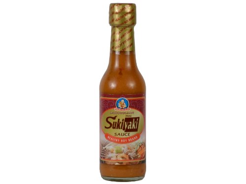 3 Flaschen Sukiyaki Sauce -- Soße für thailändisches Sukiyaki á 250ml von Healthy Boy