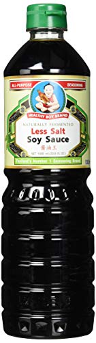 HEALTHY BOY Sojasauce, weniger Salz, 2er Pack (2 x 1000 ml) von Healthy Boy