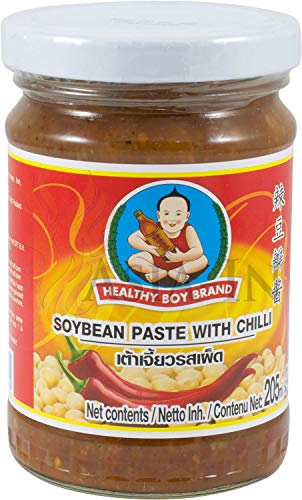 Sojapaste mit Chili - Sojabohnen Paste 245g - Healthy Boy von Healthy Boy