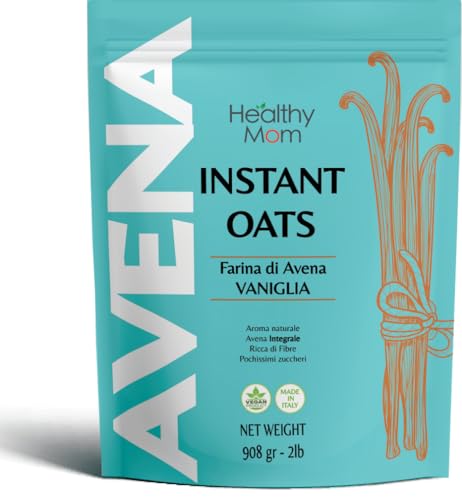Healthy Mom Haferflocken mit Vanillegeschmack, 908g, Hergestellt in Italien Healthy Mom Haferflocken mit Vanillegeschmack, 908g, Hergestellt in Italien von Healthy Mom