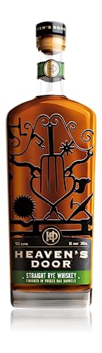Heaven's Door Straight Rye Whiskey 43%vol Grain-Rye-Corn Whisky (1 x 0,7 l) von Heaven's Door