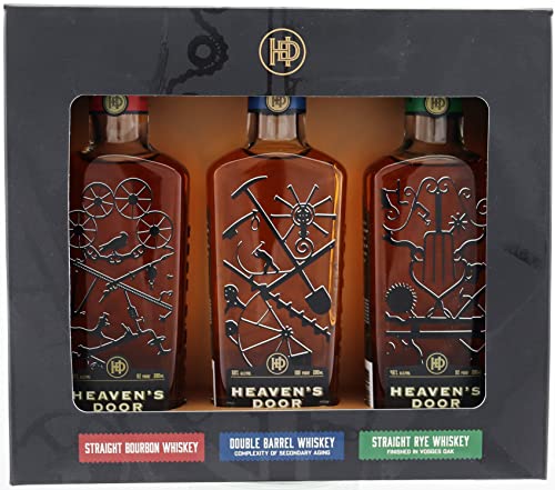 Heaven's Door Whisky Trio 3x0,2l in Geschenkpackung Whisky (1 x 0.6 l) von Heaven's Door