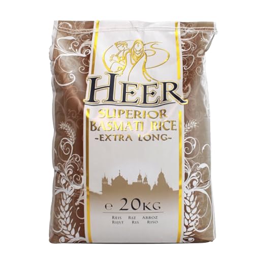Heer - 20kg Basmati Reis Extra Lang von Heer