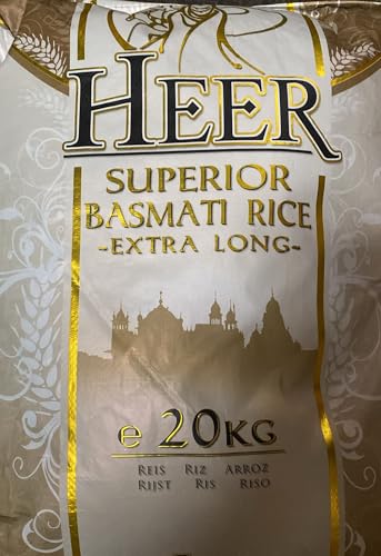 Heer - 20kg Basmati Reis Extra Lang von Heer