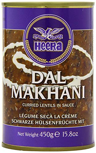 Heera Dal Makhani Linsen in Curry-Sauce - 450g - 2er-Packung von Heera