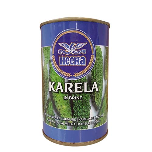 Heera Karela Kürbis Bitter in Salzlake - 400g - 3er-Packung von Heera