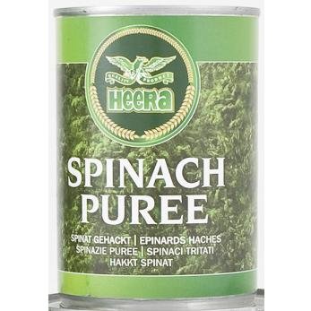 Heera Spinazie Puree 800 g (Pack van 12) von Heera