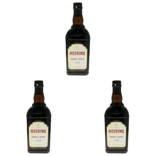 Heering Cherry Liqueur Kirschlikör, 3er Pack (1 x 700 ml) von Heering