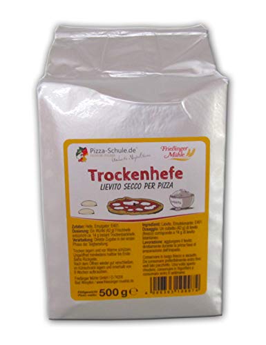 Frießinger Mühle Trockenhefe 500g | Hefe Backhefe Bäckerhefe | Ideal für Brot, Pizza, Fladenbrot, Gebäck Frießinger Mühle Trockenhefe 500g | Hefe Backhefe Bäckerhefe | Ideal für Brot, Pizza, Fladenbrot, Gebäck von ebaney