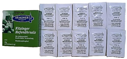 Hefenährsalz 10 x 1g - ARAUNER Hefe-Nährsalz - Hefenährstoff - Diammonphosphat von Arauner