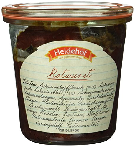 Heidehof Rotwurst im Weckglas, 6er Pack (6 x 200 g) von Heidehof