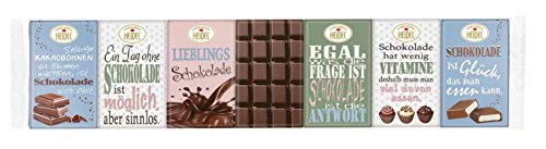 Heidel Schokoladensprüche 52,5g von Confiserie Heidel
