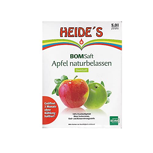 BOMSaft Apfel naturbelassen, 5 Liter von Heides-BiB - BOM