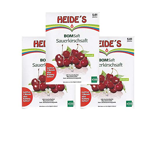 BOMSaft Sauerkirsche naturbelassen - 3er-Pack, 3 x 5 Liter BOMSaft Sauerkirsche naturbelassen - 3er-Pack, 3 x 5 Liter von ODIPPO