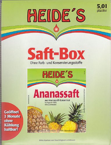 Ananassaft, 5 Liter von Heides-BiB
