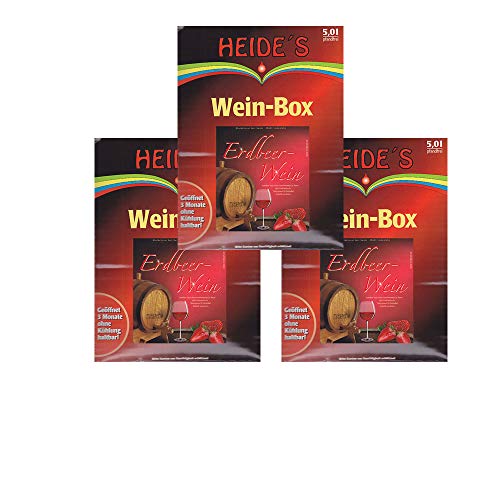 Erdbeerwein 9,5% Alc. 3er-Pack, 3 x 5 Liter Erdbeerwein 9,5% Alc. 3er-Pack, 3 x 5 Liter von Heides-BiB