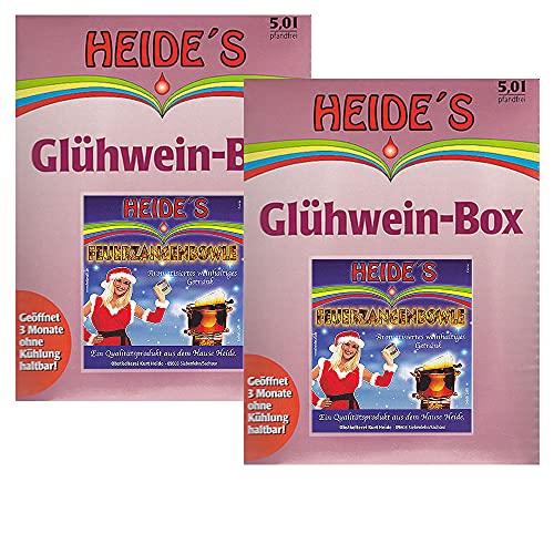 Feuerzangen-Bowle 9,5% Alc. 2er-Pack, 2 x 5 Liter von Heides-BiB