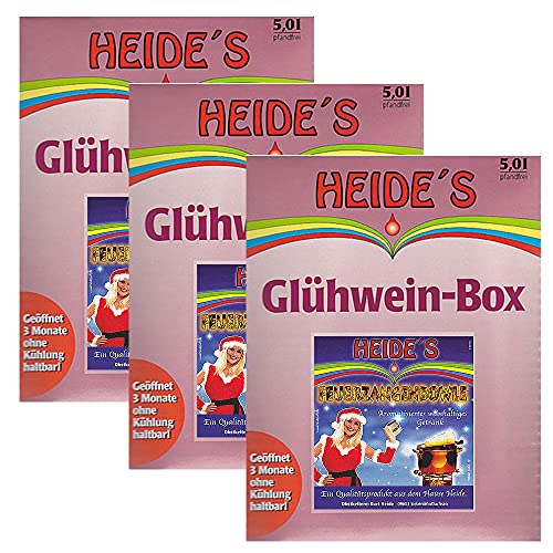 Feuerzangen-Bowle 9,5% Alc. 3er-Pack, 3 x 5 Liter von Heides-BiB