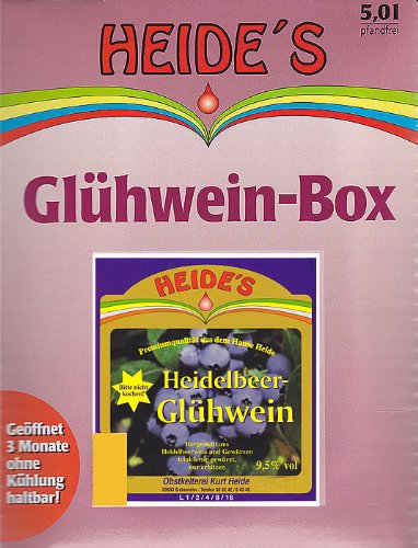 Glühwein Heidelbeer 9,5% Alc, 5 Liter von Heides-BiB