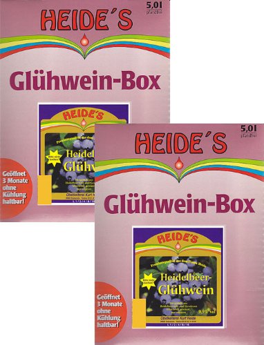 Glühwein Heidelbeer 9,5% Alc. 2er-Pack, 2 x 5 Liter von Heides-BiB