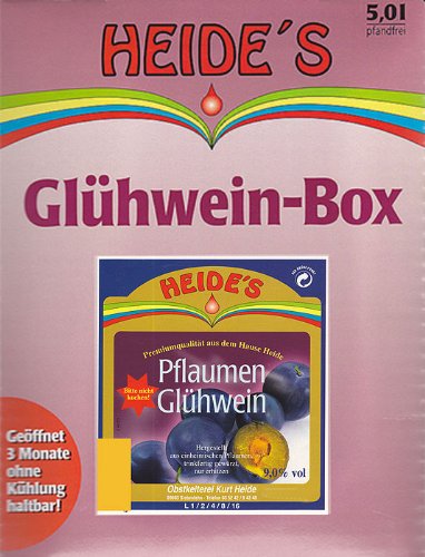 Glühwein Pflaume 9,5% Alc, 5 Liter von Heides-BiB