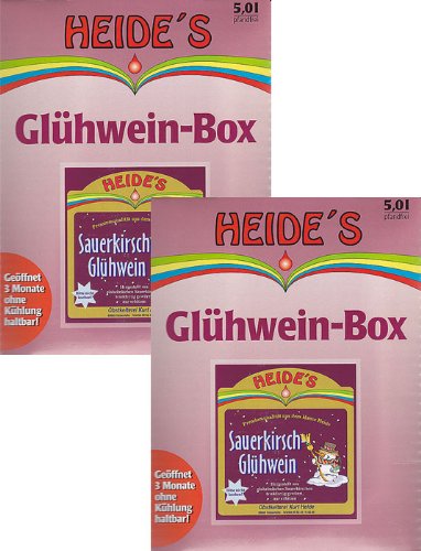 Glühwein Sauerkirsch 9,5% Alc. 2er-Pack, 2 x 5 Liter von Heides-BiB