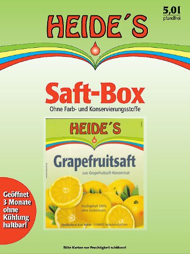 Grapefruitsaft, 5 Liter von Heides-BiB