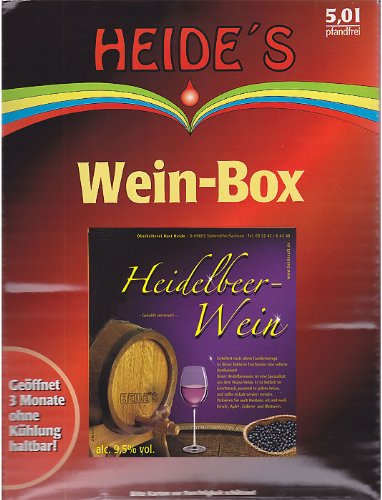 Heidelbeerwein 9,5% Alc., 5 Liter Heidelbeerwein 9,5% Alc., 5 Liter von Heides-BiB