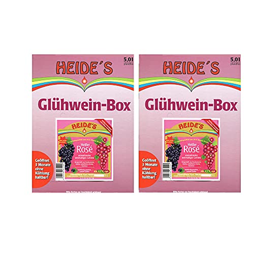 Heißer Rosé 9,5% Alc., 2 x 5 Liter Heißer Rosé 9,5% Alc., 2 x 5 Liter von Heides-BiB