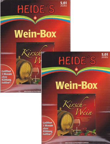 Kirschwein 9,5% Alc., 2 x 5 Liter von Heides-BiB