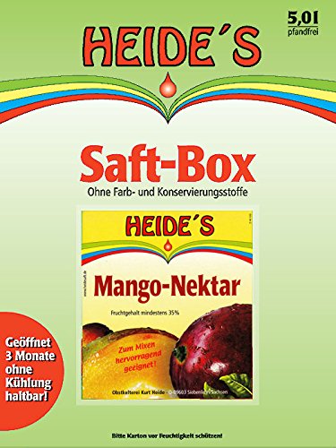Mango-Nektar 35% Fruchtanteil, 2 x 5 Liter von Heides-BiB
